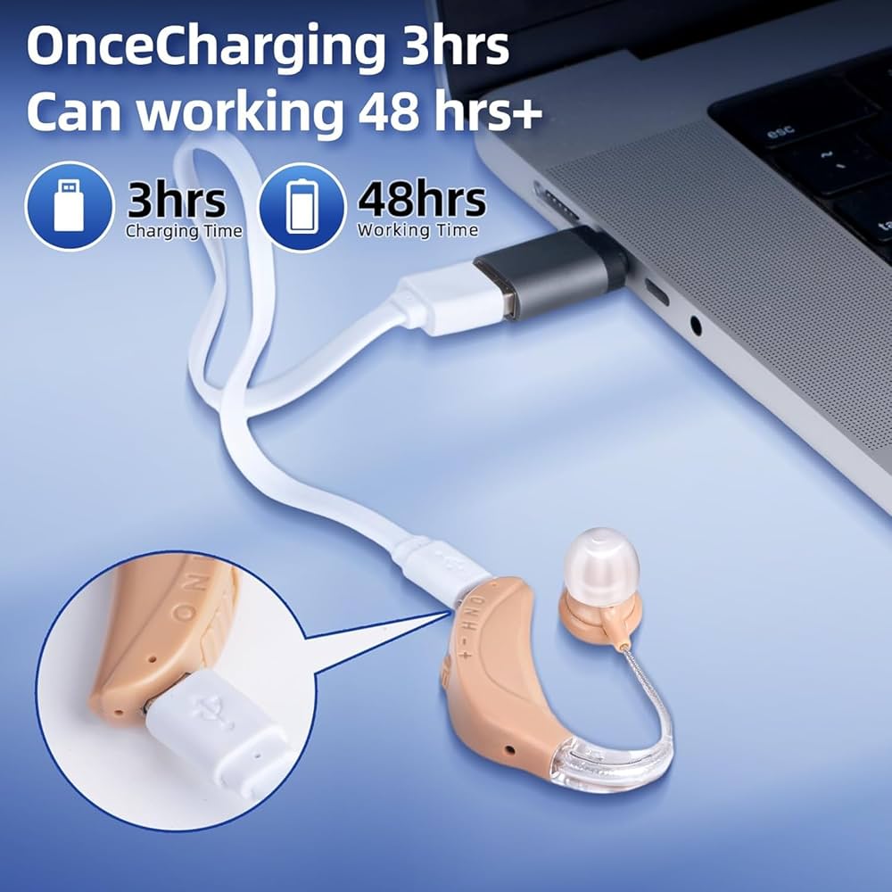 集音器 HEARING AMPLIFIER Amazon.com: Hearing Aid Amplifier, Rechargeable Digital