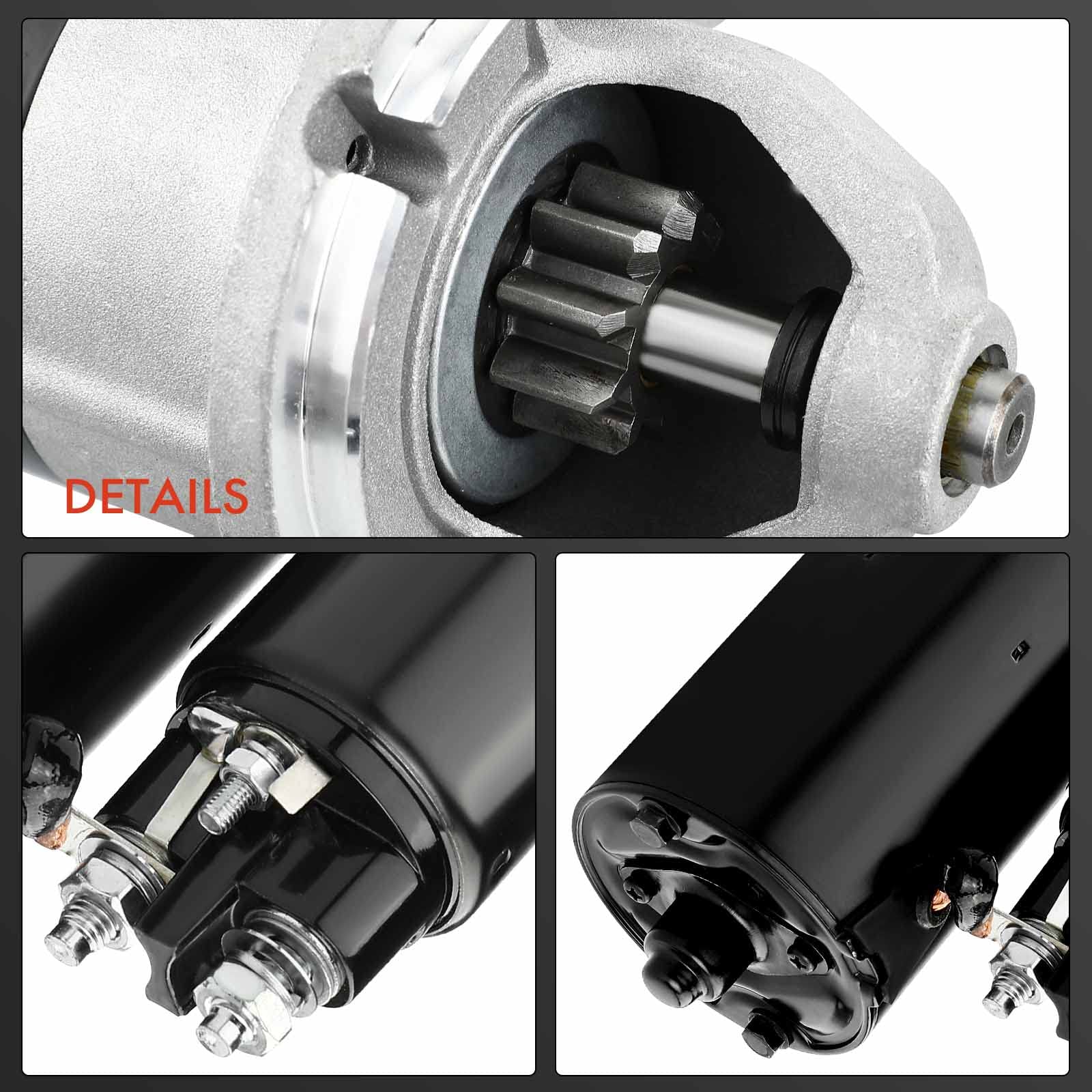 Frankberg Anlasser Starter Anlasser Auto Benzin 1,4 KW/12 V/9 Zähnezahl Kompatibel mit 3er Cabriolet E30 1.8L 3er Compact E36 3er E30 5er E34 Replace# 11660,17236