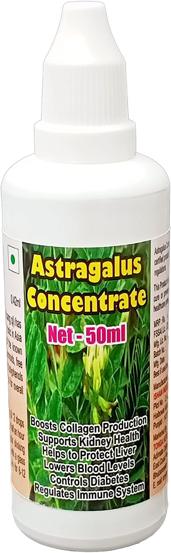 Astragalus Concentrate Drops - 50 ML (Buy Any Supplement Get The Same 50 ML Drops Free)