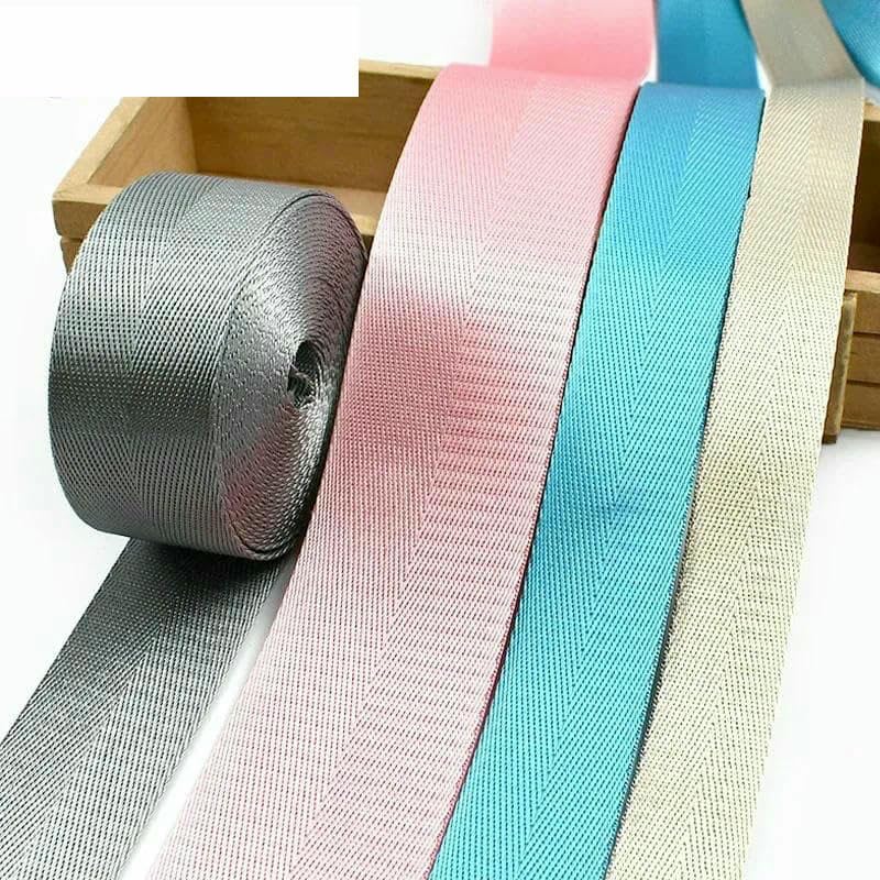 10 m, 20–50 mm, Nylon-Spitzenband, Gurtbänder, dekorative Bänder zum Nähen von Taschengurten, Schleifen, Bändern, Bastelmaterialien – Königsblau – 50 mm