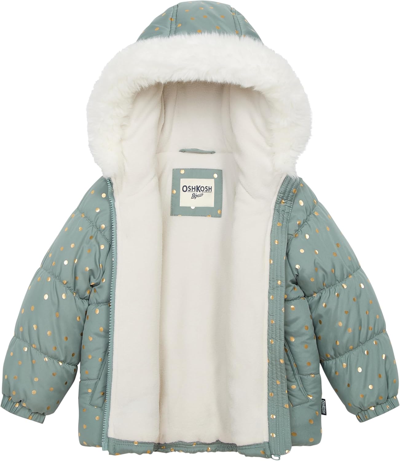 OSHKOSH B'GOSH Girls' Ski Jacket and Snowbib Snowsuit Outfit Set