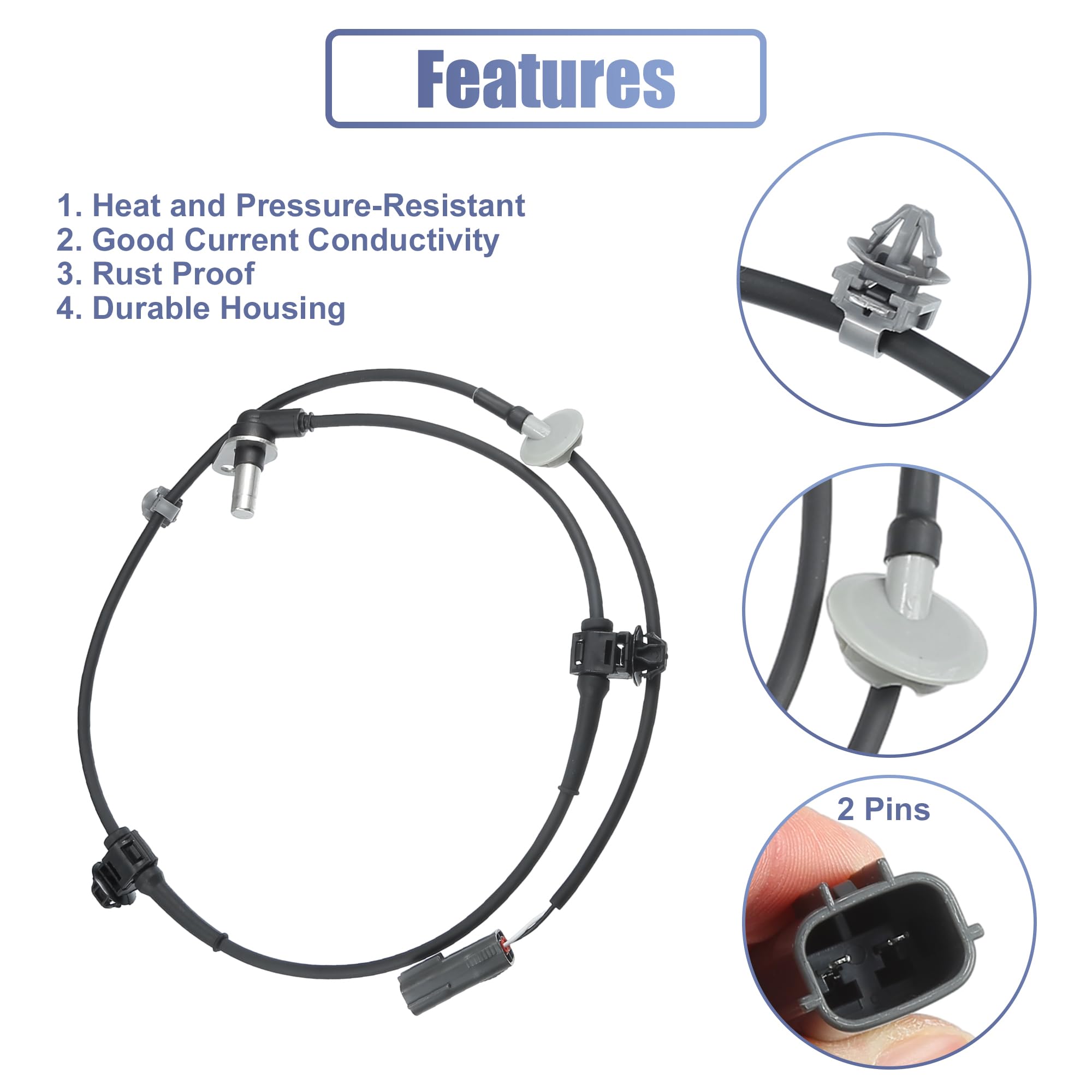 Mazda CX-7 Sensor Front Left ABS Wheel Speed Sensor For Mazda CX-7