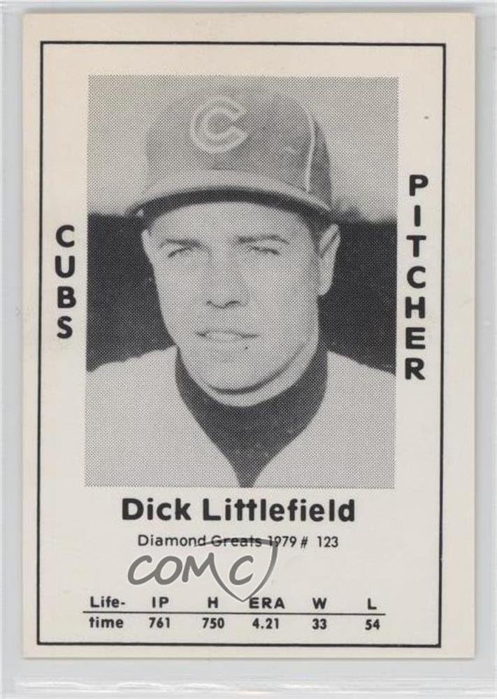 Dick Littlefield (Baseball Card) 1979 TCMA Diamond Greats