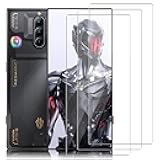 (3 Pack) Screen Protector For ZTE nubia (RED MAGIC 8 Pro) / Red magic 8 Pro,Tempered Glass flim,9H Hardness,Anti-Scratch, Case Friendly, Bubble Free,HD Clear