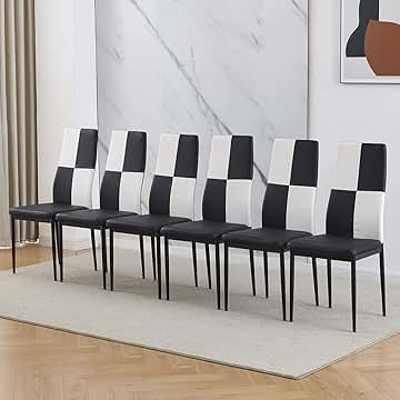 Amazon.co.jp: ダイニングチェア 6脚 