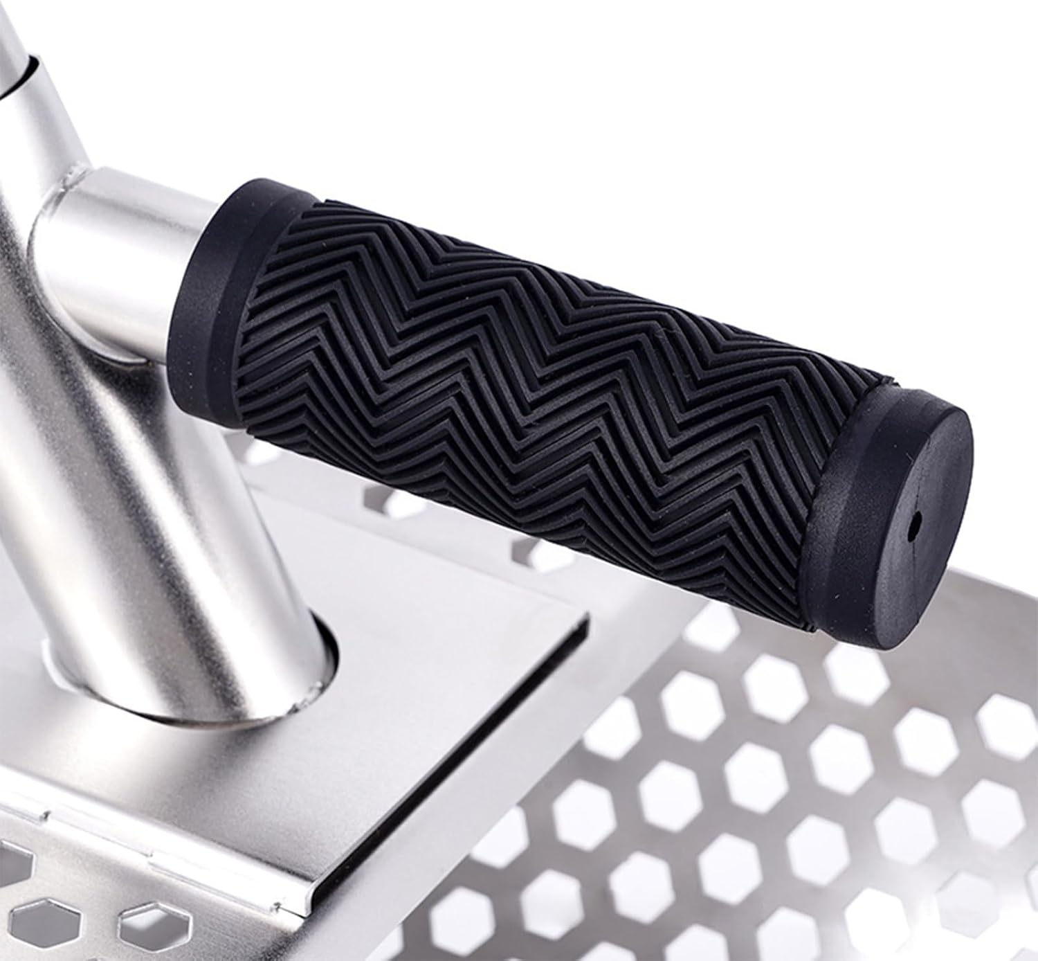 Beach Scoop Stainless Steel with Long Handle Metal Detecting Removable Sand Scoop Durable for Beach Cleaning Hunting Camping