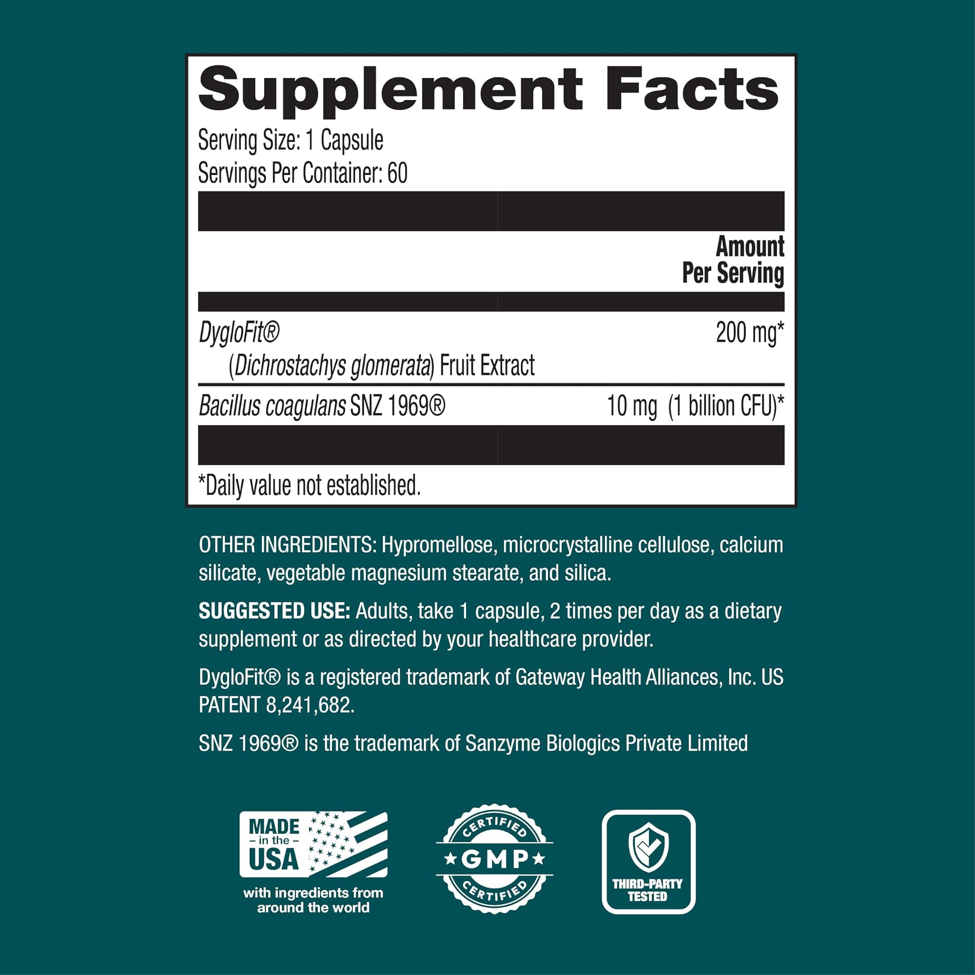 WonderSlim GLP-UP GLP-1 Support Supplement, Metabolic, Gut Health - 30-Day — Amazon image 10