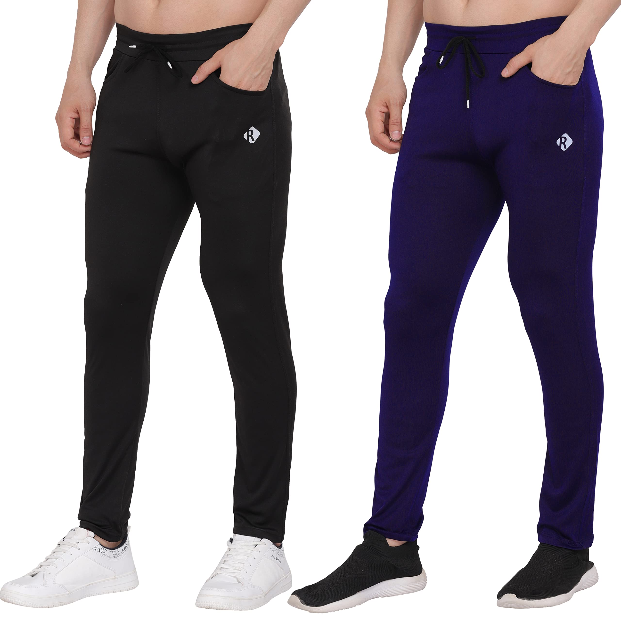 riksaw Track Pants for Men || Activewear Pants || Men’s Joggers || Polyester with 2 Side Pockets || Casual Trousers || Stretchable (Sports | Gym | Yoga) (4L6)-picture-41