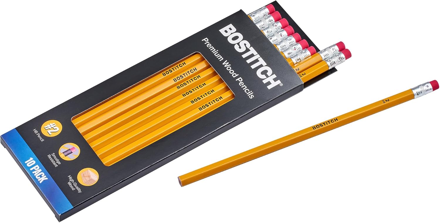 Premium #2 Pencils, Premium Wood, Unened, HB Graphite