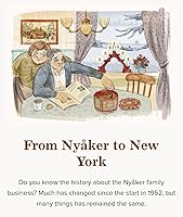 Vista 3 de Nyakers Galletas de Jengibre Suecas - Dulces y Picantes Galletas de Jengibre en Forma de Corazón - Galletas al Estilo Sueco - Galletas Deliciosas