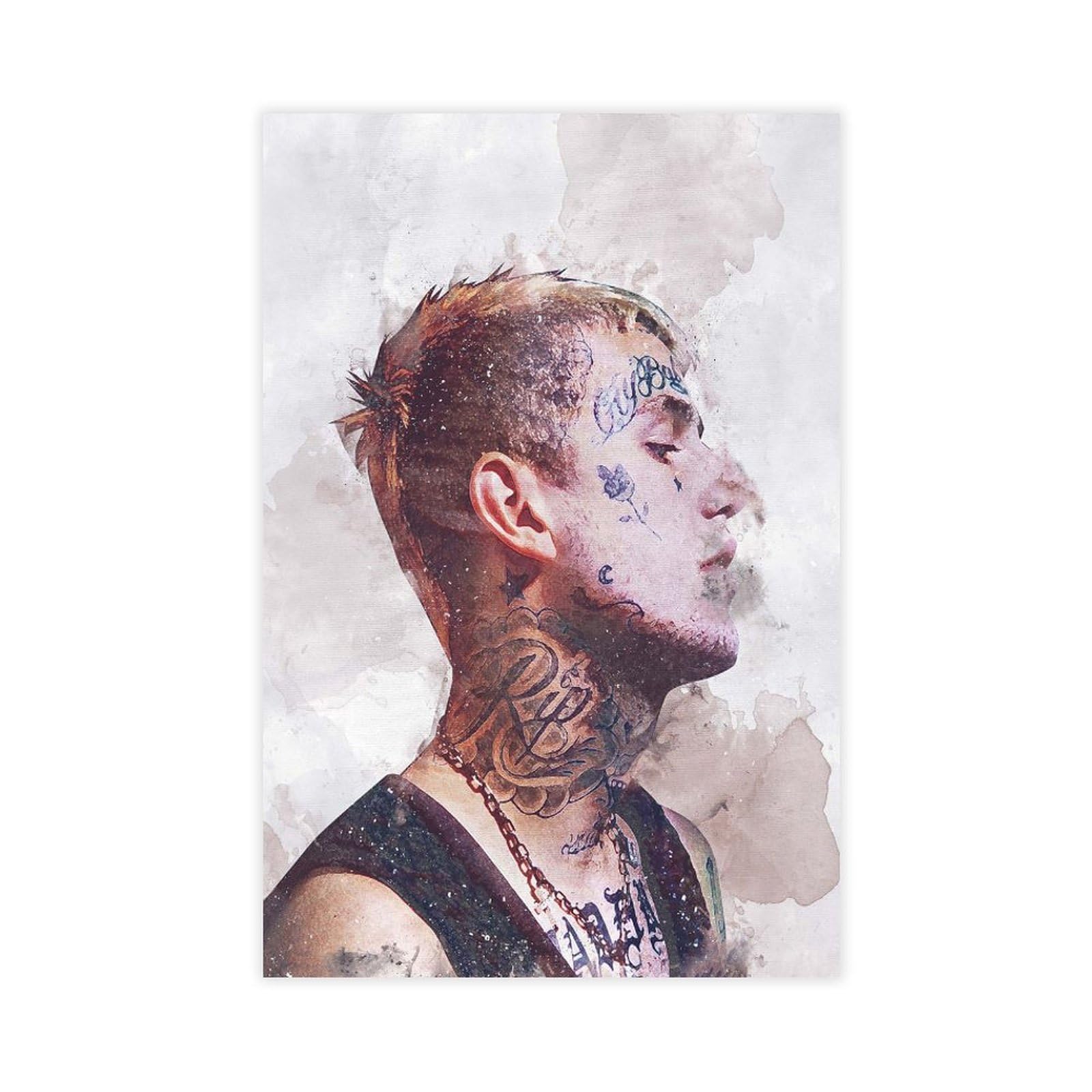 SAOGVDC Rapper Lil Peep Poster (20) Canvas Poster for Dorm Room Decor Gift