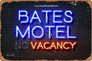 Bates Motel Neon Sign: A Nostalgic Home and Bar Décor