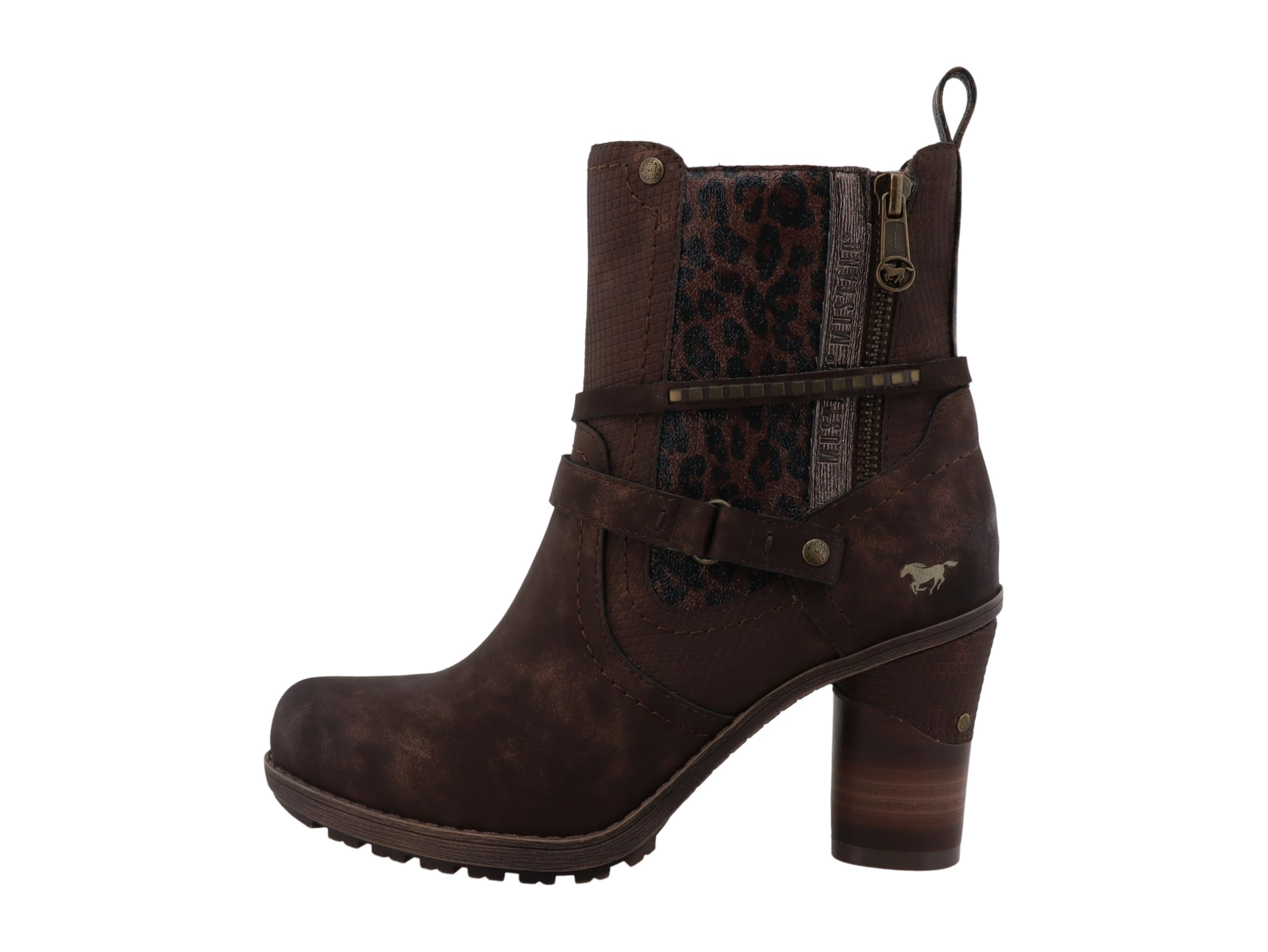 MUSTANG Damen Stiefel Palma | Erwachsene Schnürstiefel | 15M0162008 | Weite G | Reißverschluss