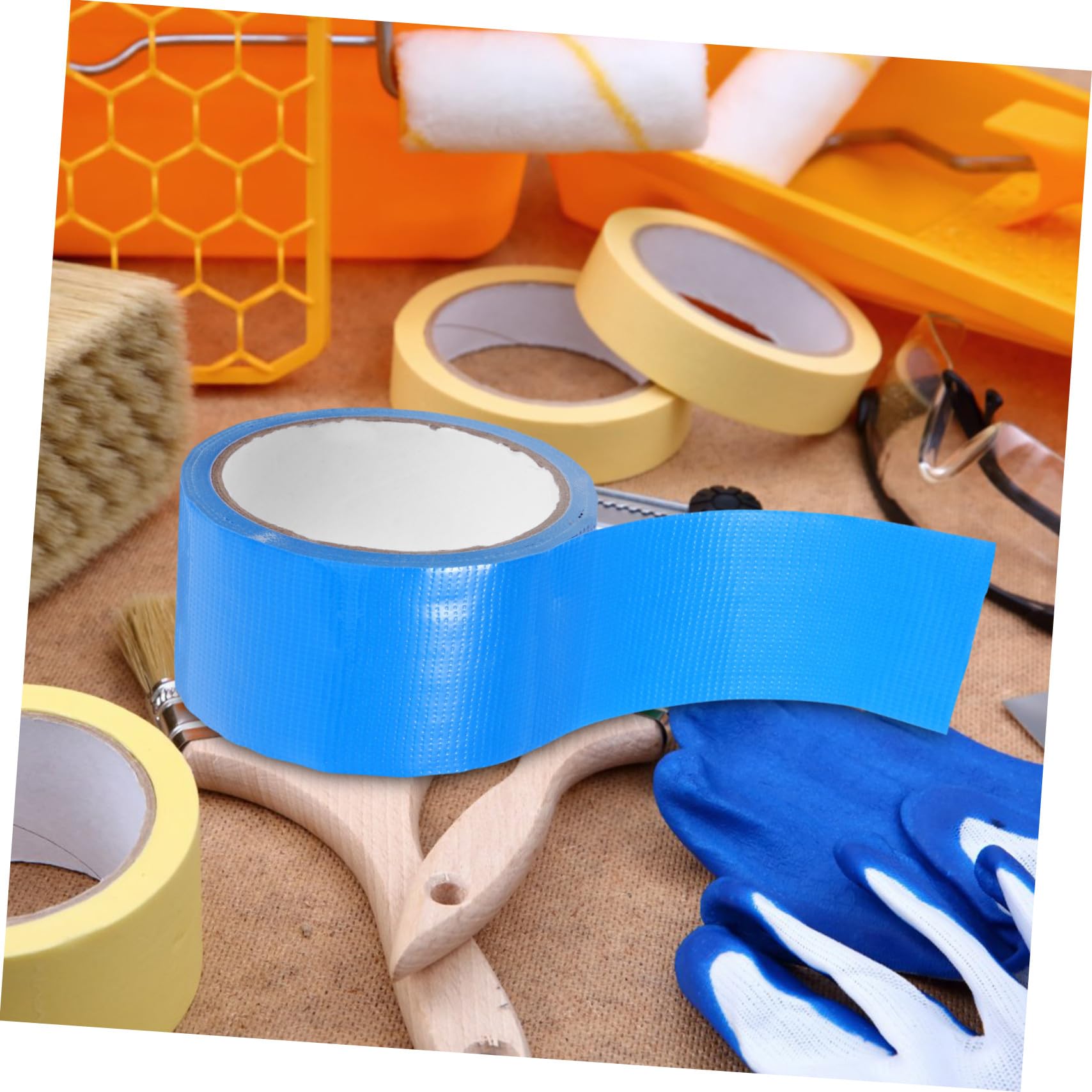 Alipis 6 Rouleaux Ruban Adhésif Toile Résistant Étanche Multi-usages pour Décoration Bricolage Maison École Bureau