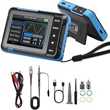 Oscilloscope DSO153, Handheld Digital Signal Generator Oscilloscope Kit, Portable Automotive Oscilloscope with 1M Bandwidth, 5 MS/s High Sampling Rate, 14 Types of Signal Waveforms, 0~10KHz Frequency