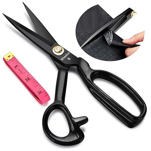 Fabric Scissors Professional, 8" Heavy Duty Sewing Scissor for Fabric