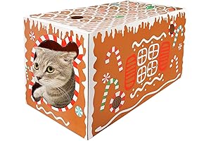 AFP Cardboard Castle: A Festive Christmas Hideaway for Your Feline Friend
