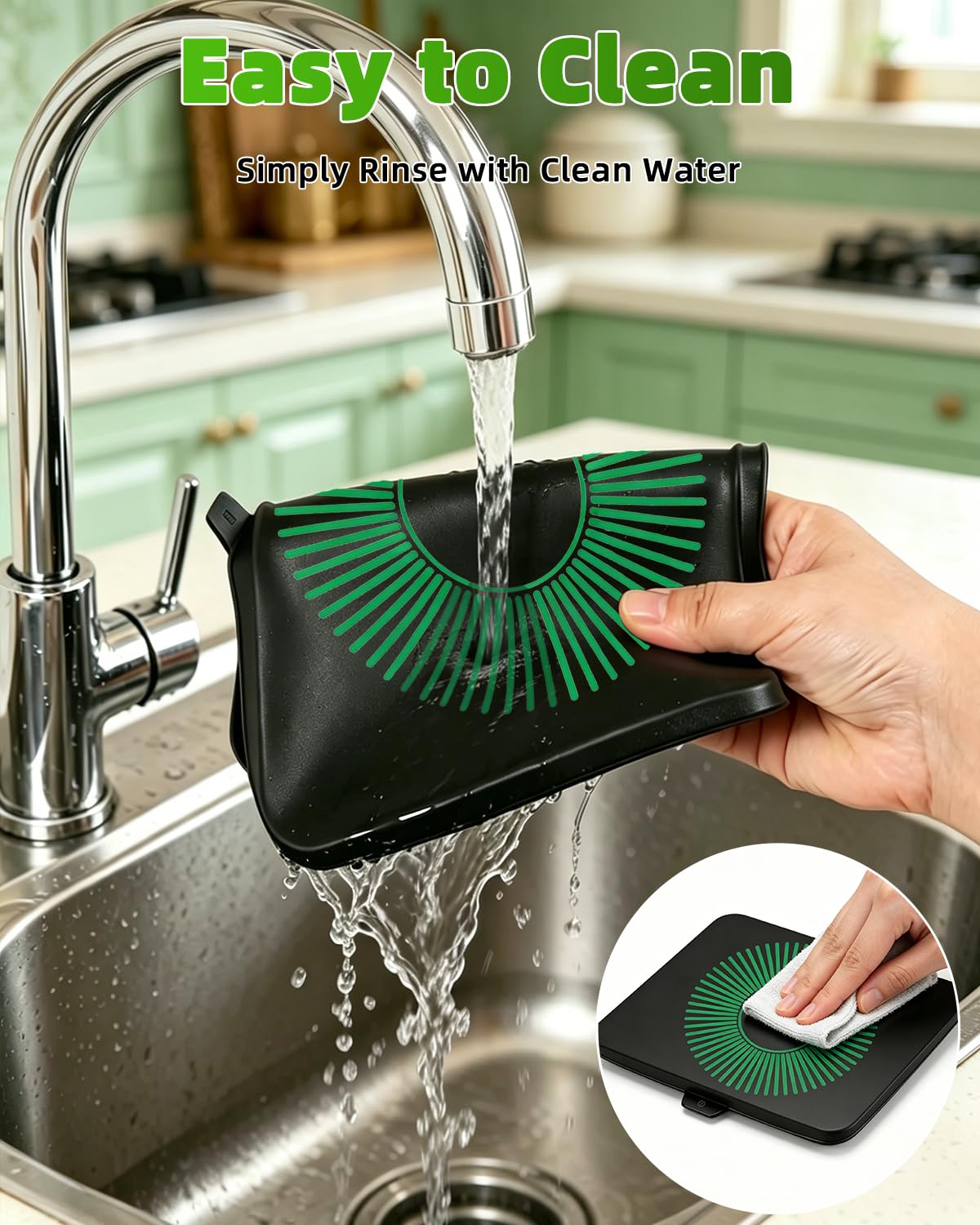 Silikonowa osłona ekranu do Thermomix TM7, silikonowa osłona ekranu z silikonu spożywczego, hydrofobowa/pyłoszczelna/odporna na zarysowania, łatwa do czyszczenia, akcesoria do Vorwerk Thermomix TM7