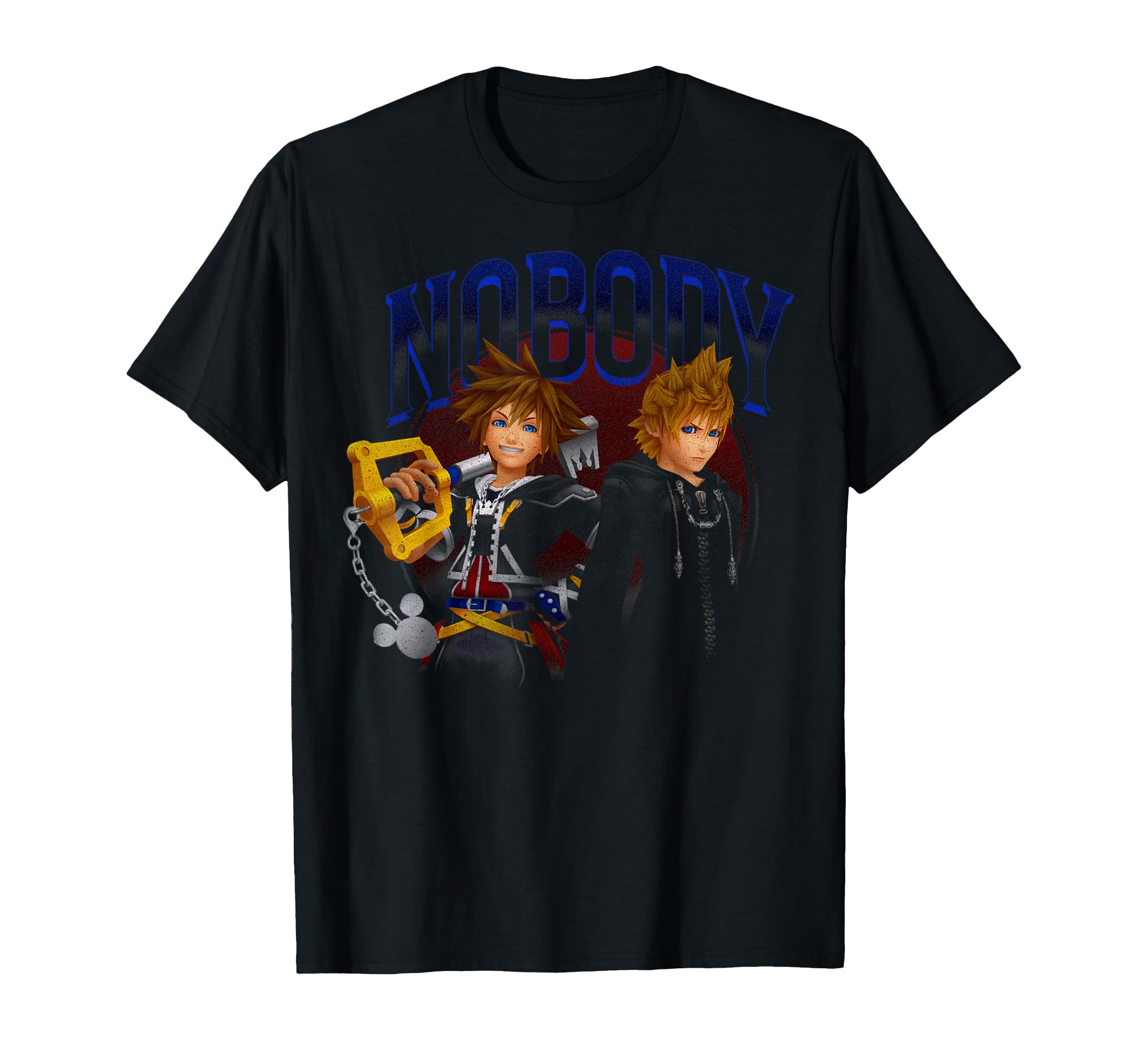 【新品未着用】キングダムハーツ ソラとリク Tシャツ黒 XL Kingdom Hearts キングダムハーツ 公式 Tシャツ ソラ ディズニー