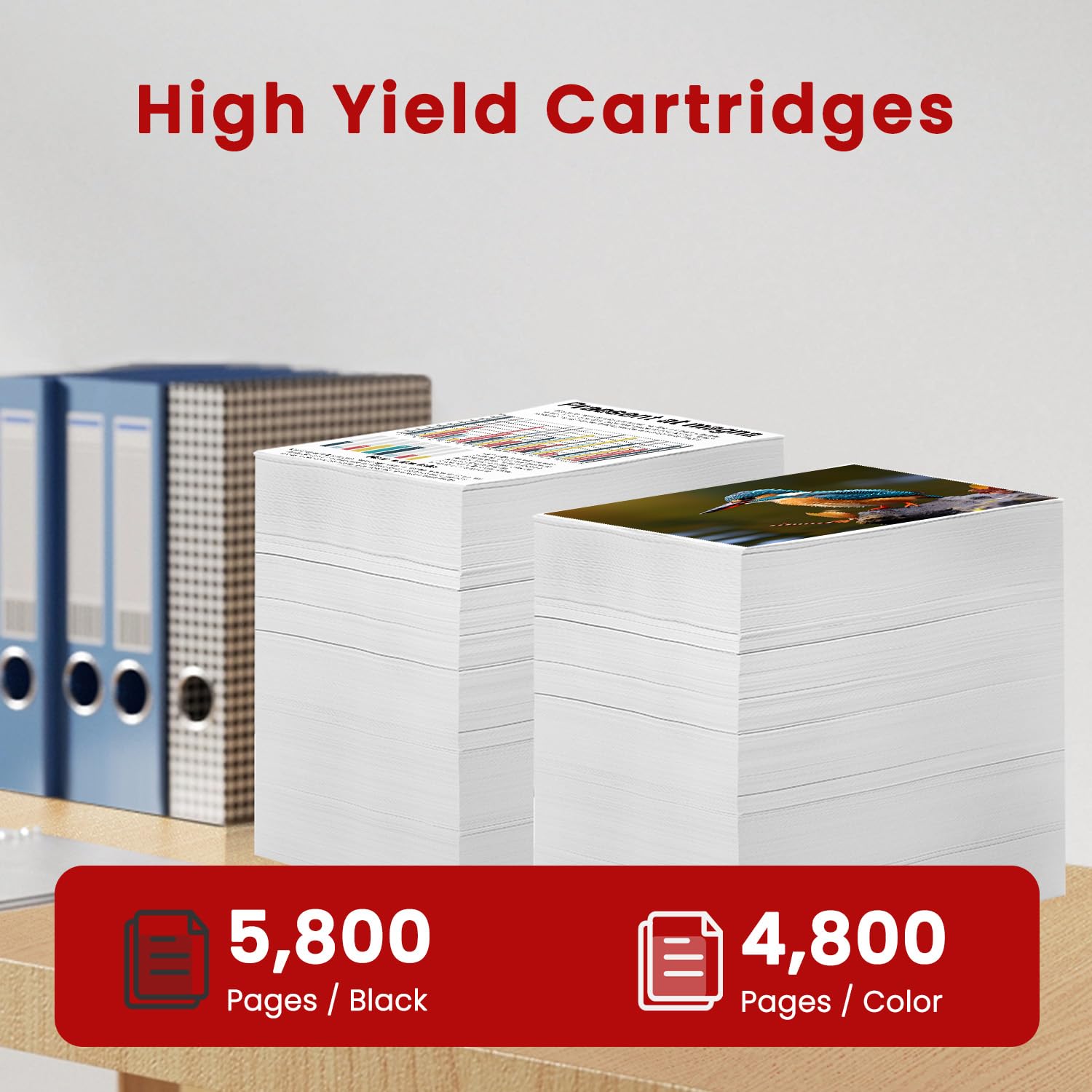 C230 C235 High Capacity Toner Cartridges (with Chip) 4-Color Replacement for Xerox 006R04383 006R04384 006R04385 006R04386 Toner for C230 C230DNI C235 C235DNI Printer C230 C235 Ink