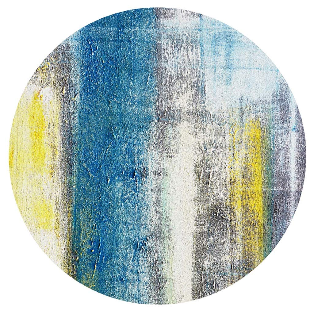 Tapis rond salon moderne gris en différentes tailles, tapis doux sculpté