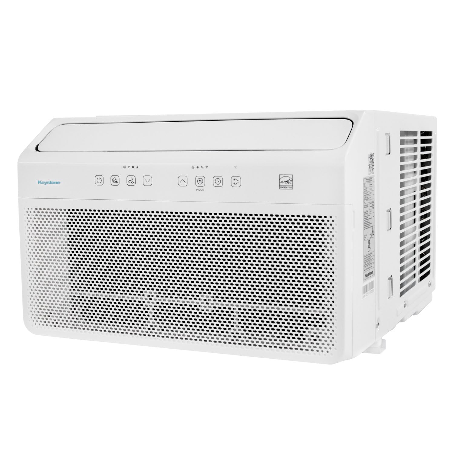 Keystone Energy Star 8,000 BTU Window Mounted Inverter Air Conditioner with Supplemental Heat