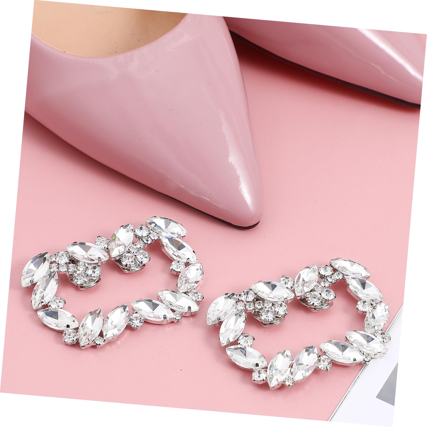 VALICLUD Clip Scarpe Sposa in Cristallo e Lega per Donna, Decorazione