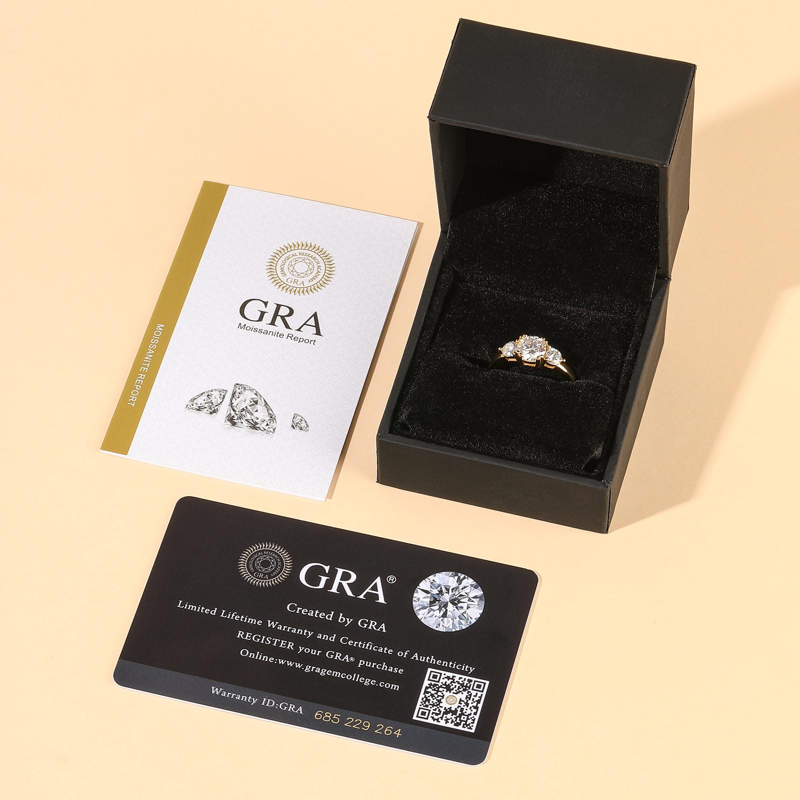 Damen Moissanit Klassisch Trauring Rundschliff Stein Ehering 925 Sterling Silber Verlobungsring Hochzeit Versprechnung Band Ring Glänzend Ewigkeitsring für Frauen Geschenk