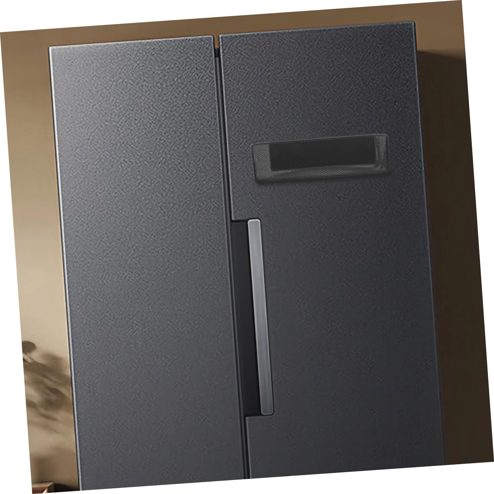 Estante Magnético para Nevera Grande Negro Cesta Lateral de Almacenamiento de Cocina de Hierro Resistente Organizador Magnético para Puerta de Frigorífico Cesta para Especias