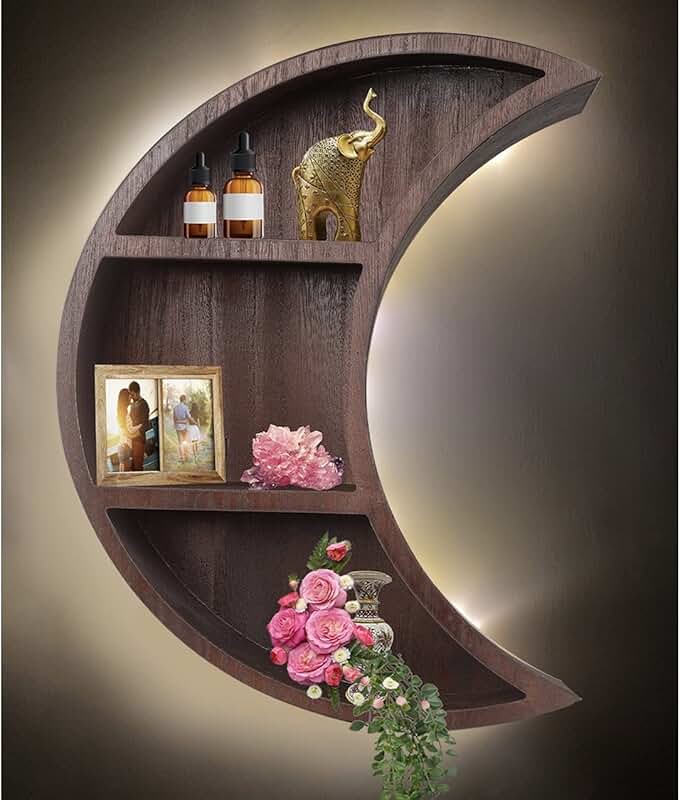 Amazon.com: floating shelves with led lights