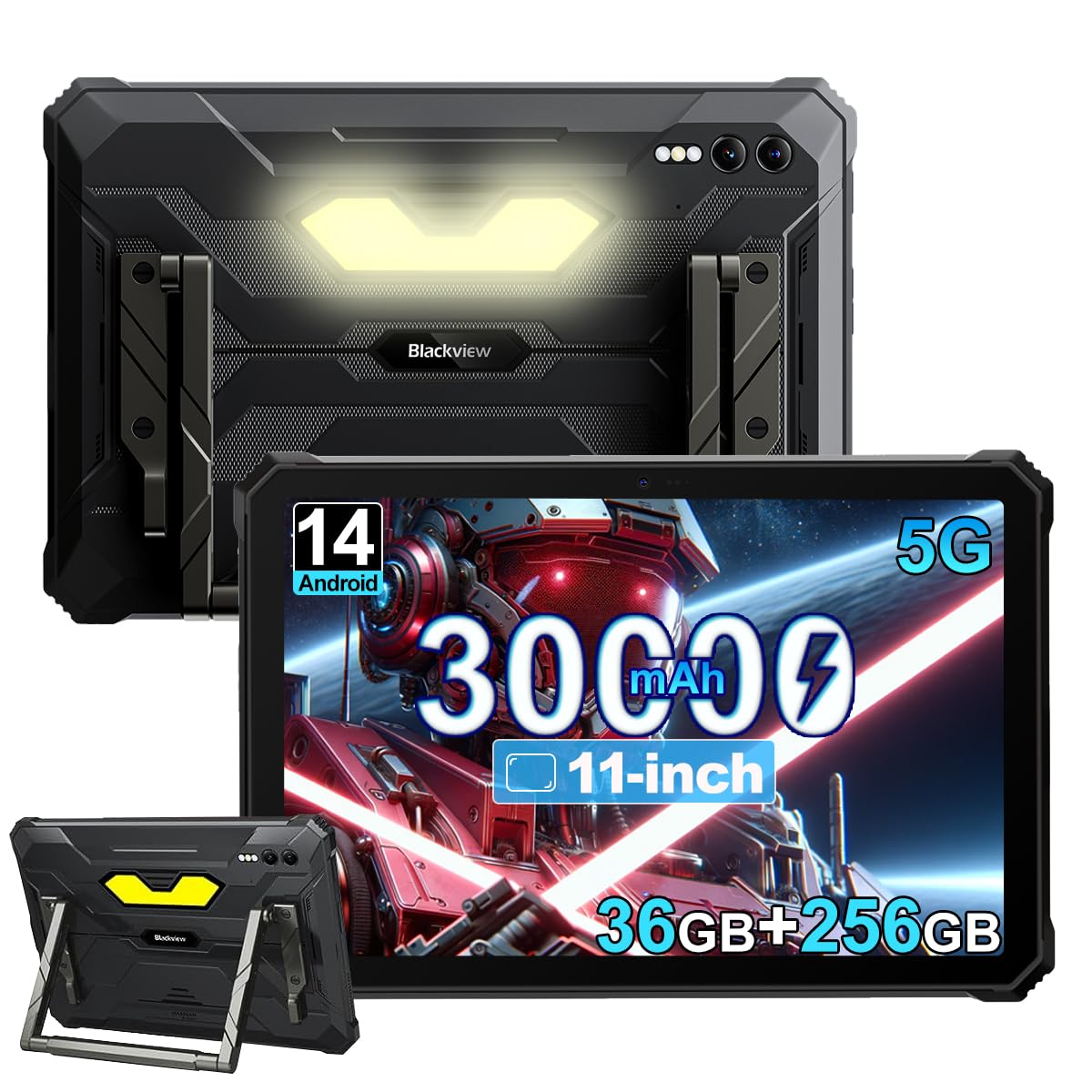 Blackview Mega8 13 Pouces Tablette Android 16,36GB RAM + 256GB ROM/2TB TF,90Hz 2K Tablette Tactile, Octa-Core T620 Tablettes Gaming, 4G LTE SIM, 11000mAh/ 50MP + 13MP/Gemini AI 2.0/Widevine L1