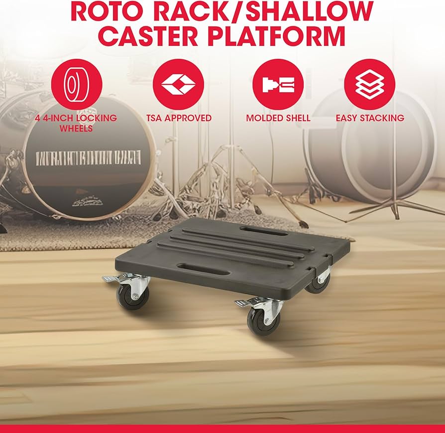 Amazon.com: SKB Roto Rack/Shallow Rack Caster Platform with 4