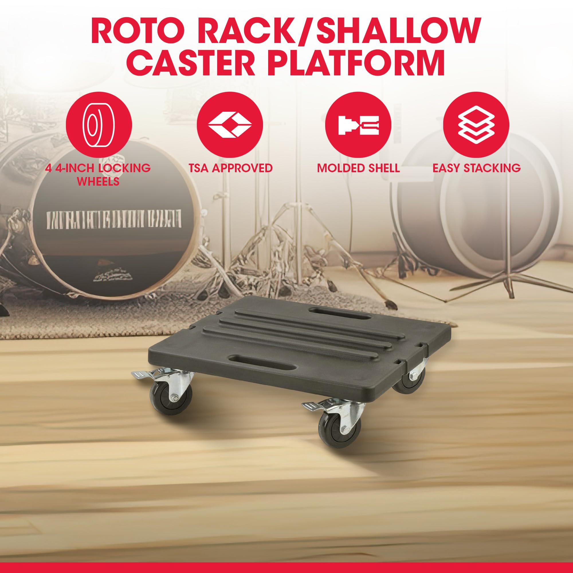 Amazon.com: SKB Roto Rack/Shallow Rack Caster Platform with