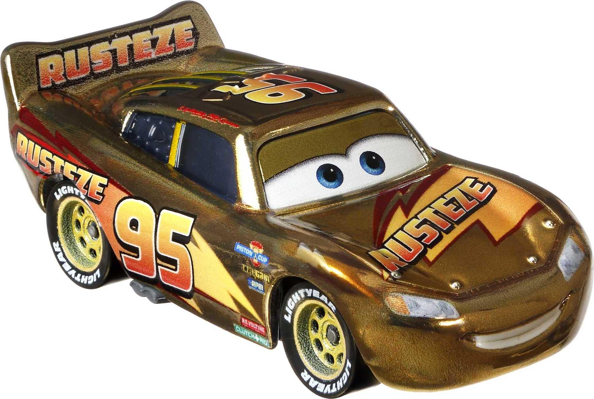 Amazon.com: Disney Cars Golden Die-Cast Lightning McQueen 1