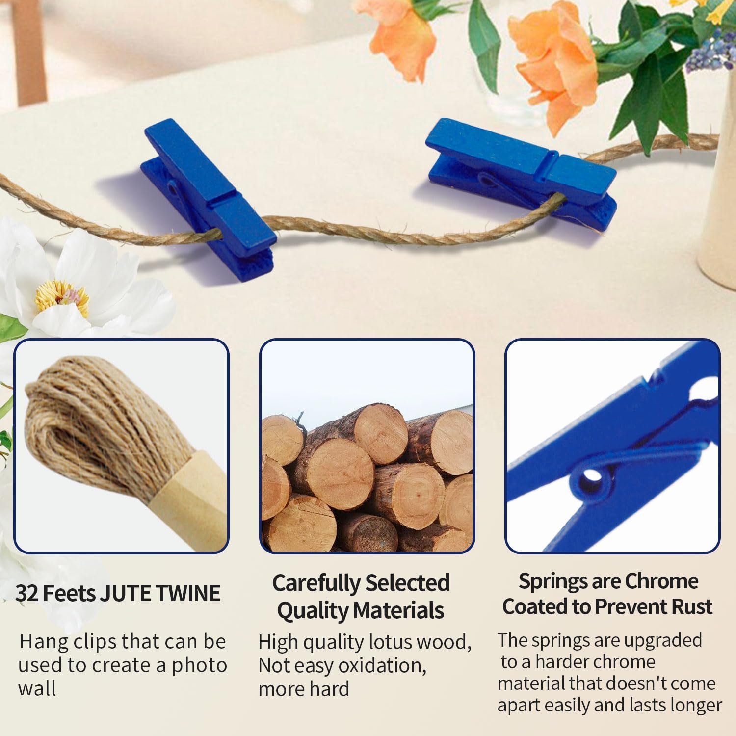 Mini Clothes pins image 3