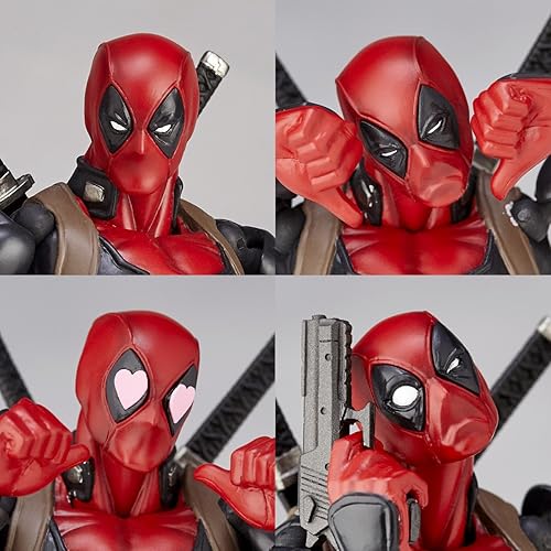 Miniatura 3 de figurecomplex Amazing Yamaguchi Series No.001 Deadpool Aproximadamente 6.299 in [Importación de Japón]