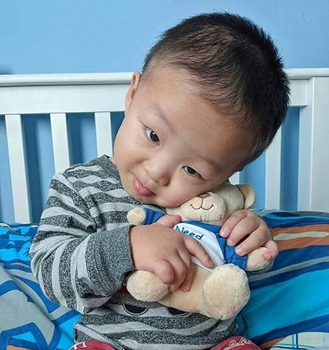 Miniatura 6 de Hug-a-BooBoo It's a Boy - Oso de peluche pequeño de peluche de 6 pulgadas con mensaje de revelación de género, ideal para regalo, cesta de regalo,