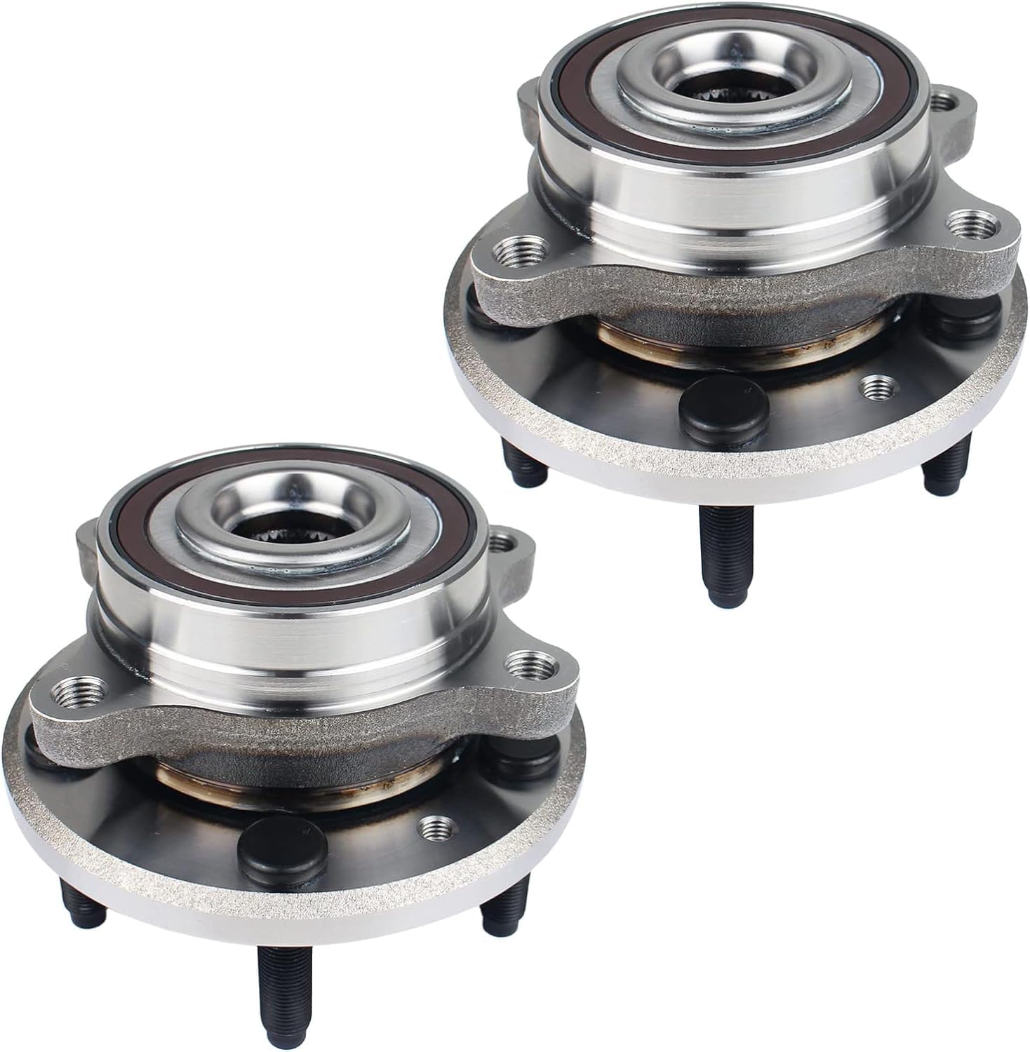 Maxfavor 513275 * 2 Wheel Hub Bearing Assembly Rear Fit for 2009-2014 Ford Edge/Flex/Police Interceptor Sedan / 2010-2013 Taurus, for 2009-2014 Lincoln MKS/MKT/MKX Wheel Bearing Hub Assembly
