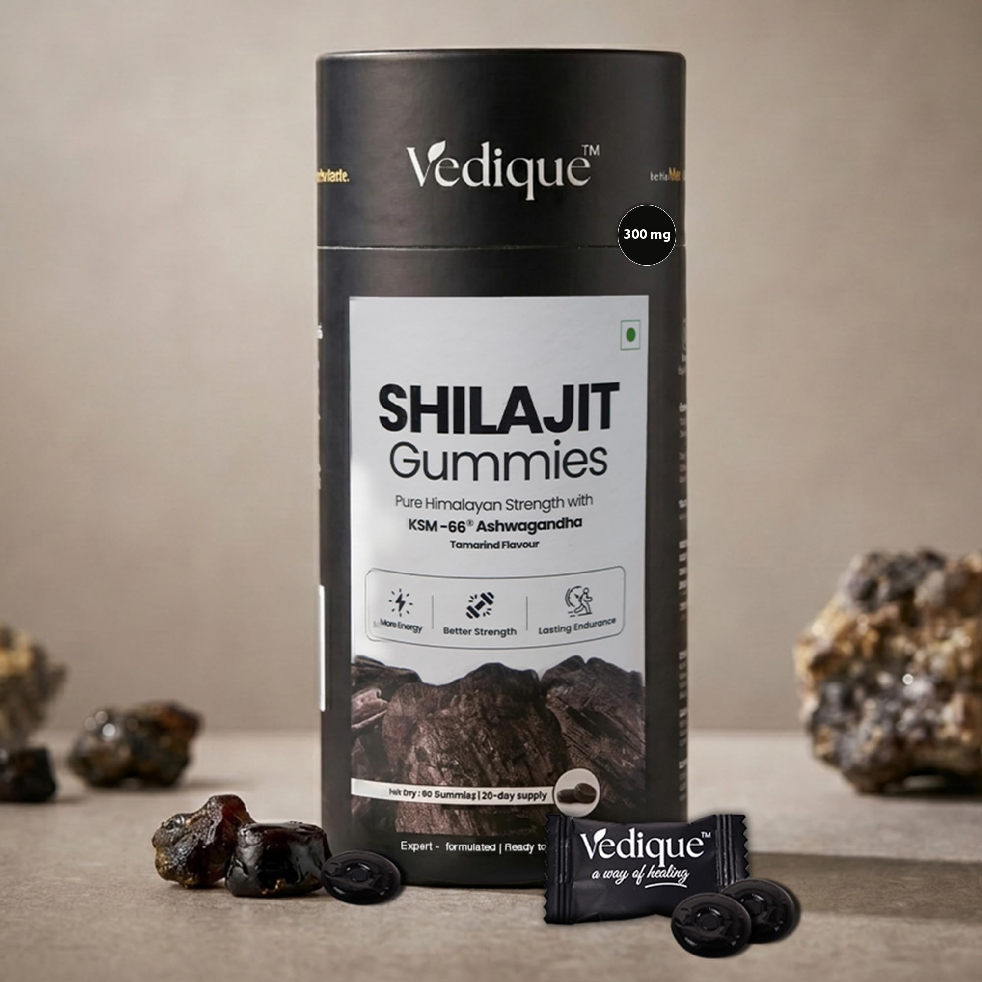 Shilajit Gummies, Tamarind Flavour, 60 Gummies, Pack of 2 — Amazon image 7