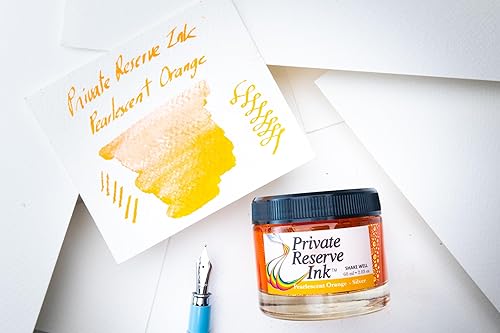 Miniatura 6 de PEARLESCENT - Botella de tinta de 2.0 fl oz para pluma estilográfica (rojoplateado) (PR17047)