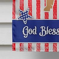 Vista 1019 de Caroline's Treasures BB4243GF Bandera de jardín con texto en inglés «Merry Christmas» con texto en inglés «Merry Christmas», bandera decorativa