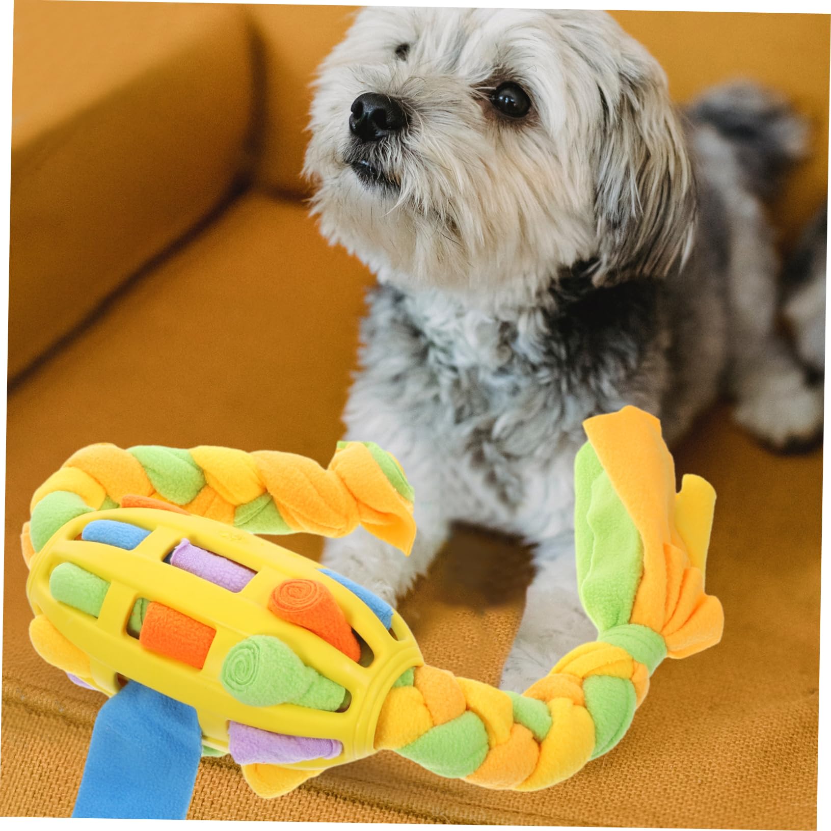 Yardwe 4pièces Interactive Snuffle pour Chiens Distributeur De Friandises Jouet Stimulant pour Chiens De Jouet Multifonctionnel