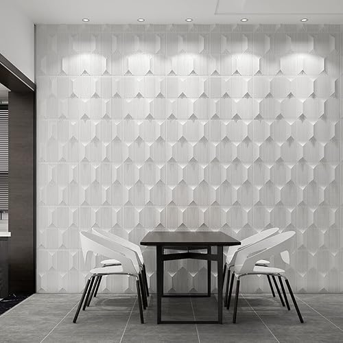 Miniatura 5 de Art3dwallpanels Panel de pared 3D de PVC para decoración de pared interior en negro paneles de pared 3D de PVC paneles de pared texturizados 3D