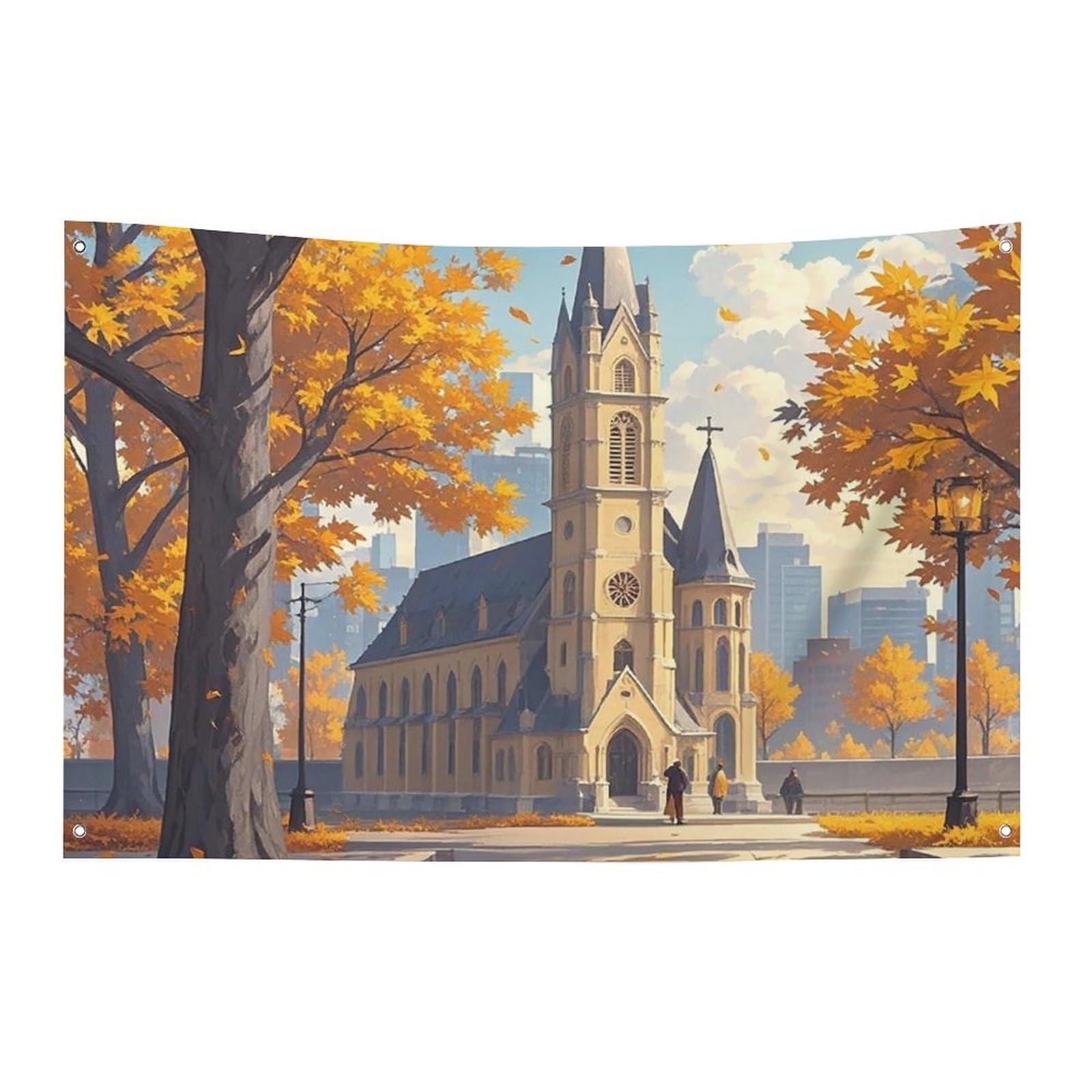 Drapeau touristique pour tournage et décoration murale grand format