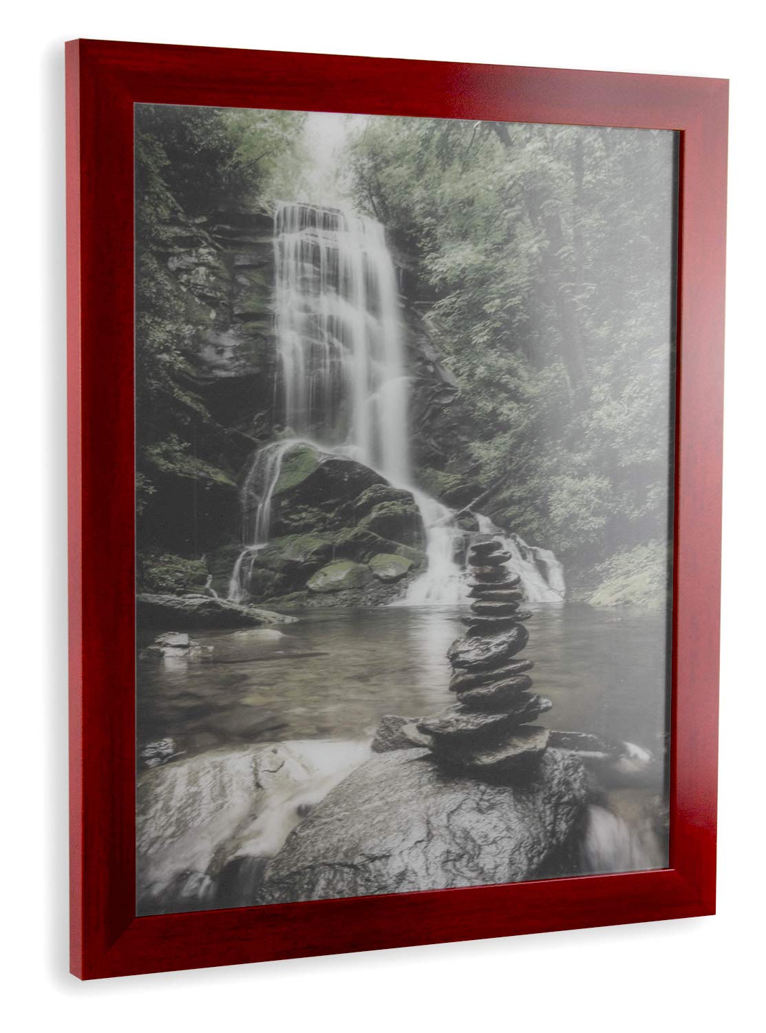 BIRAPA Fotorahmen Monaco 70x100cm Bilderrahmen Weinrot Gewischt Posterrahmen