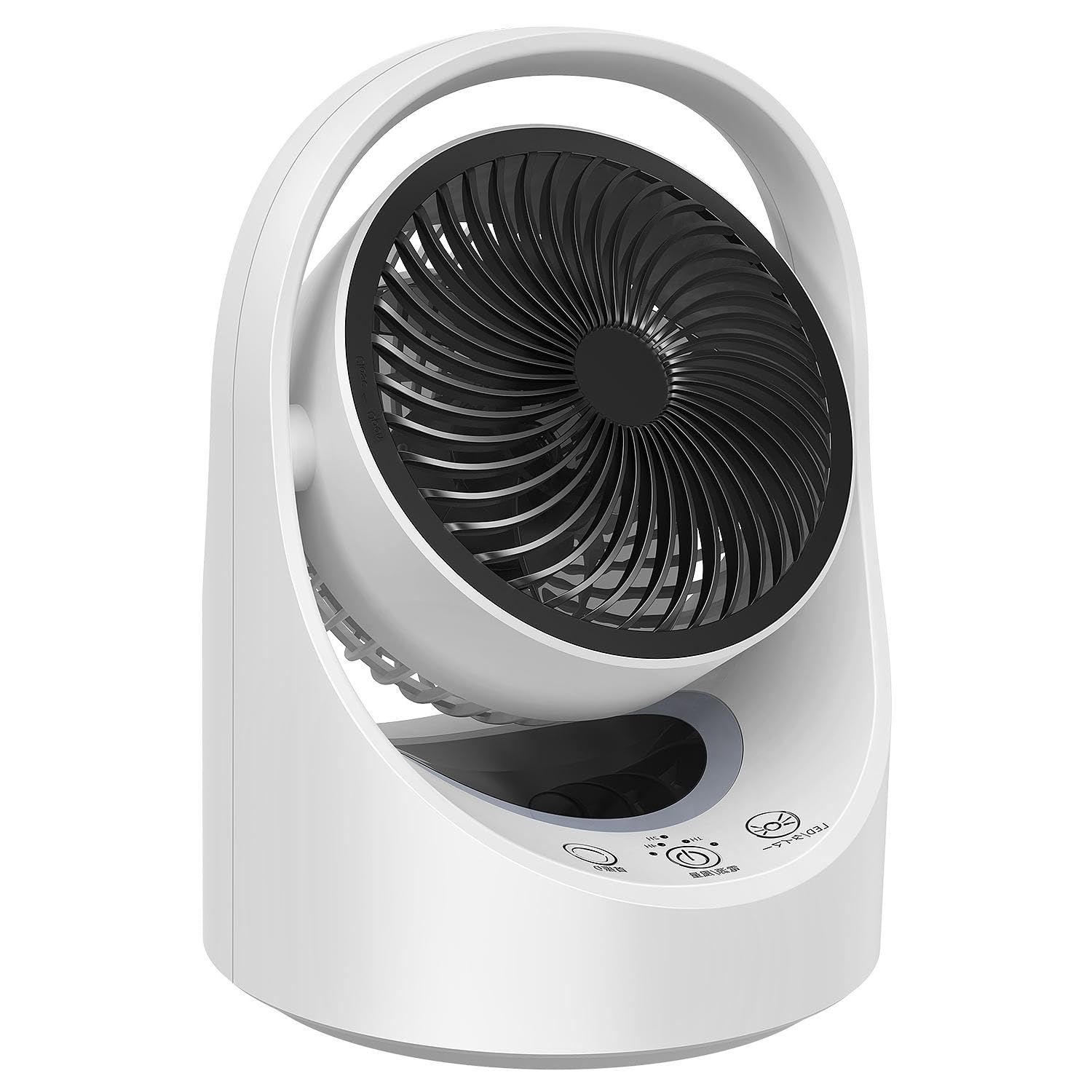 サーキュレーター コードレス 充電式 扇風機 兼用 DCモーター 静音【節電対策＆最大25時間運転】USB 5200mAh 5段階風量調節 左右首振り