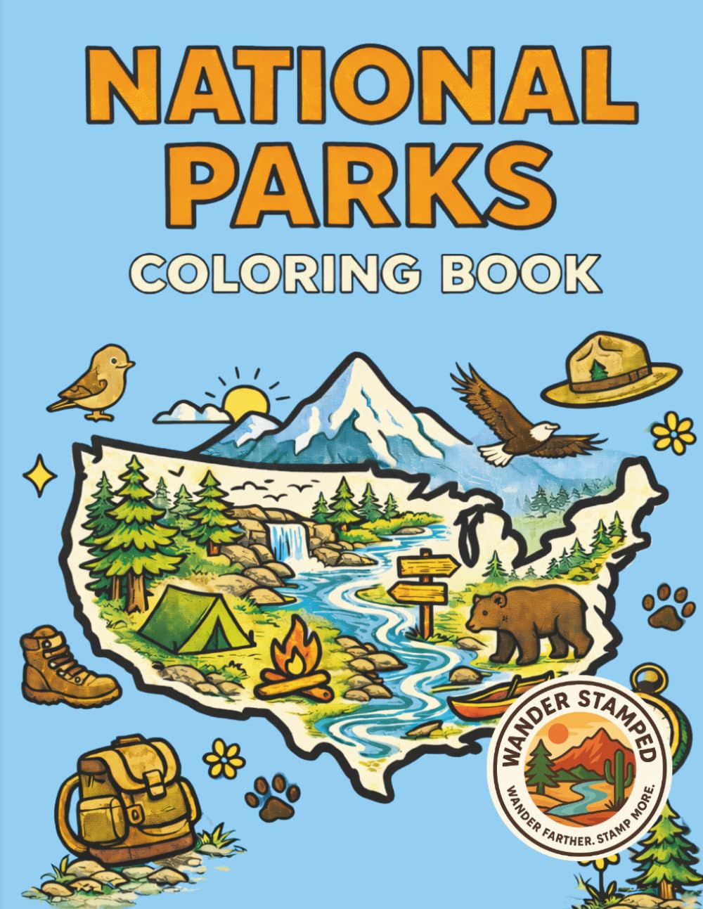 National Parks Coloring Book (National Parks Series)