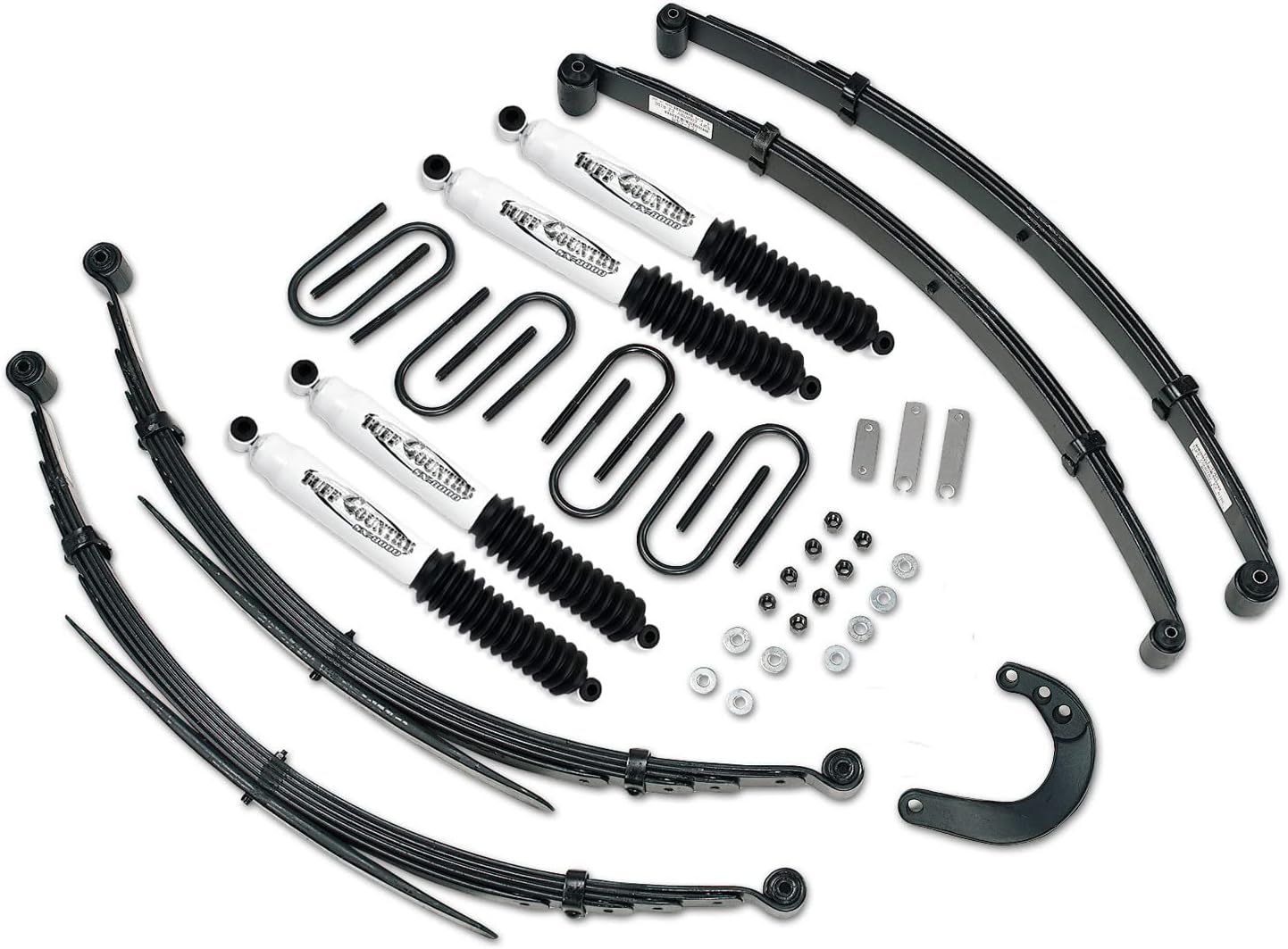Tuff Country 16722K 6" Lift Kit EZ-Ride by (fits Models w/52 Long Rear Springs) (No Shocks) 4x4 Compatible with/Replacement for Chevy Suburban 3/4 ton 1973-1987