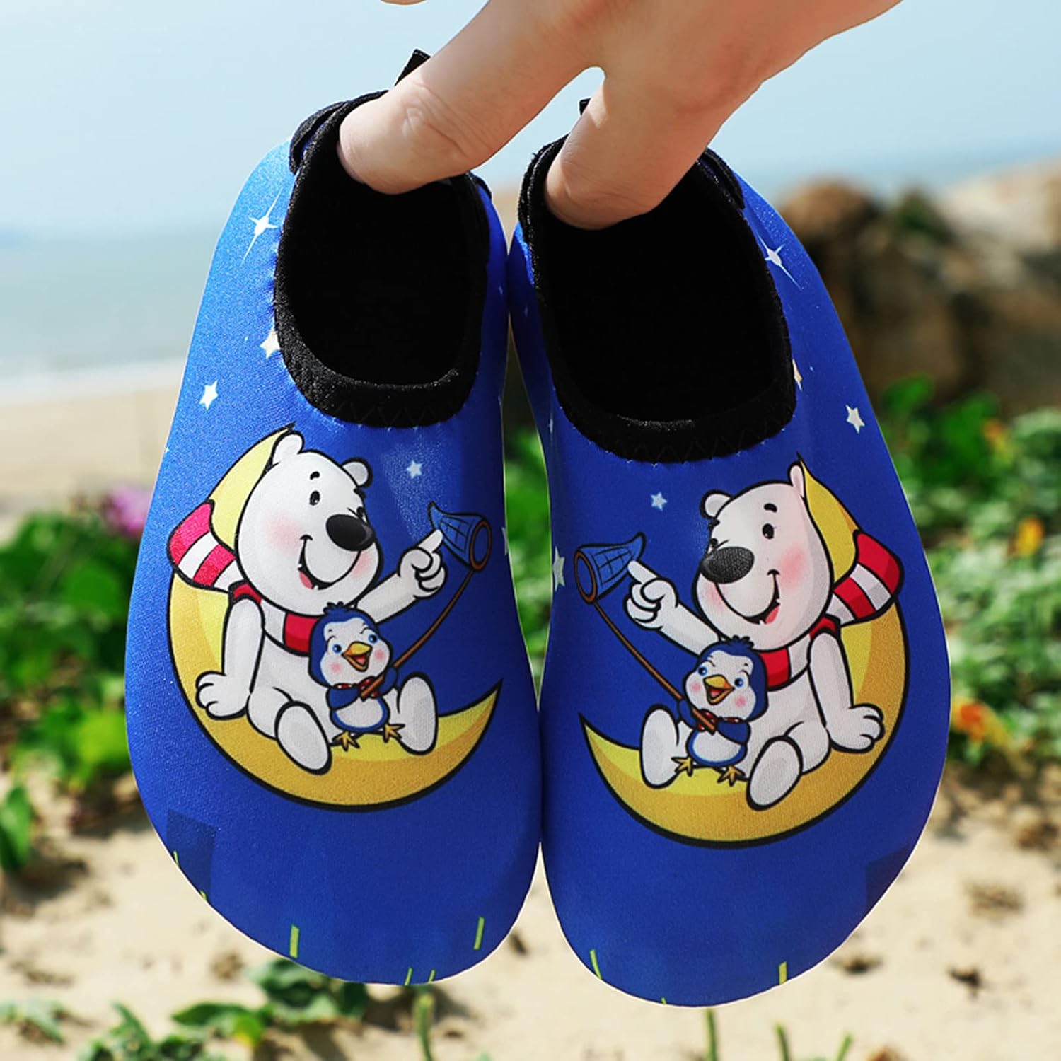 SHYSHY Kids Athletic Water Shoes Non-Slip Quick Dry Swim Barefoot Beach Aqua Pool Socks for Boys & Girls Toddler : Clothing, Shoes & Jewelry