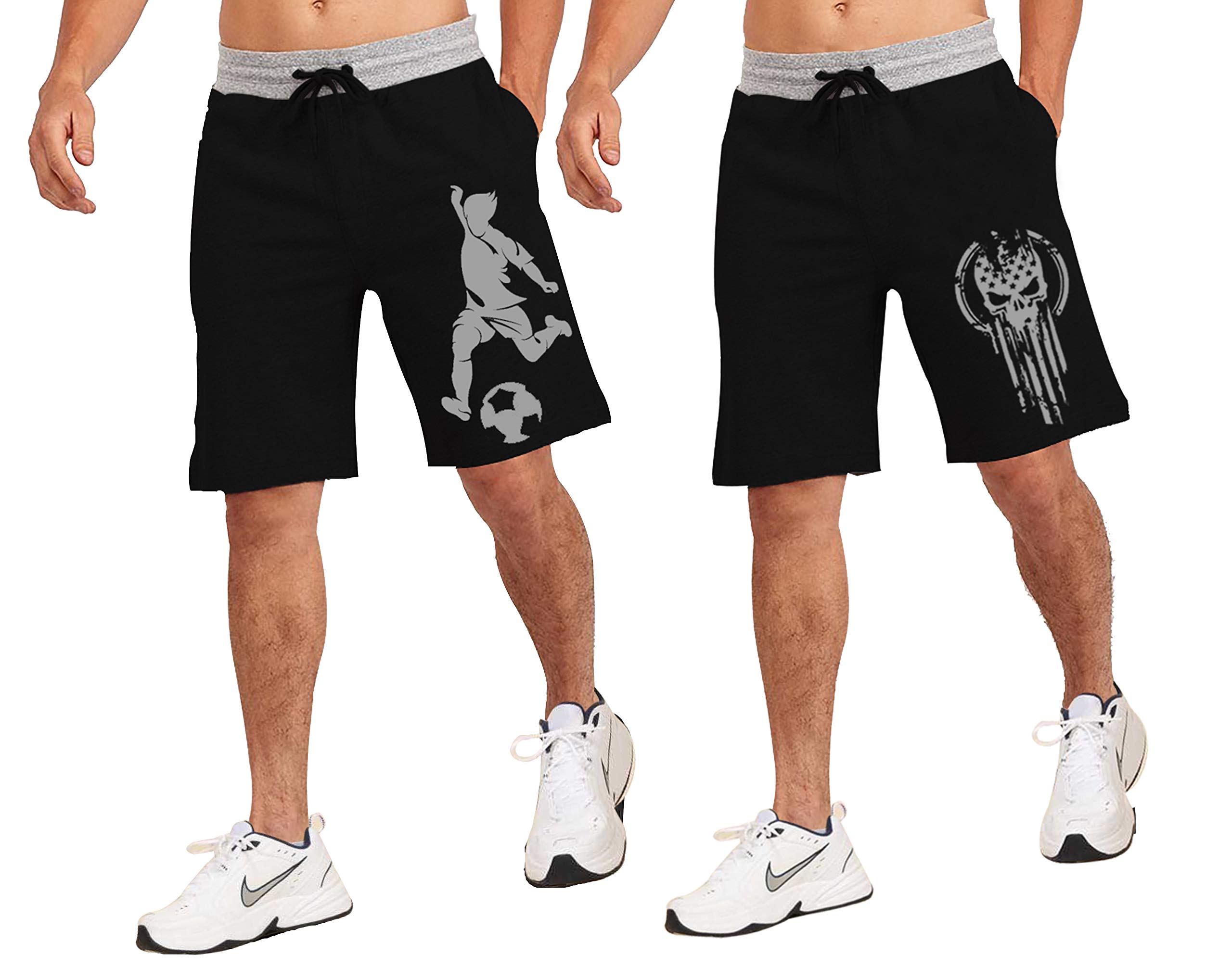 jugular Men's Cotton Shorts Combo (Pack of 2) (Black,Black, Medium)-picture-14